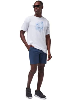 TravisMathew Tech Chino 8-Inch Short - Dress Blue