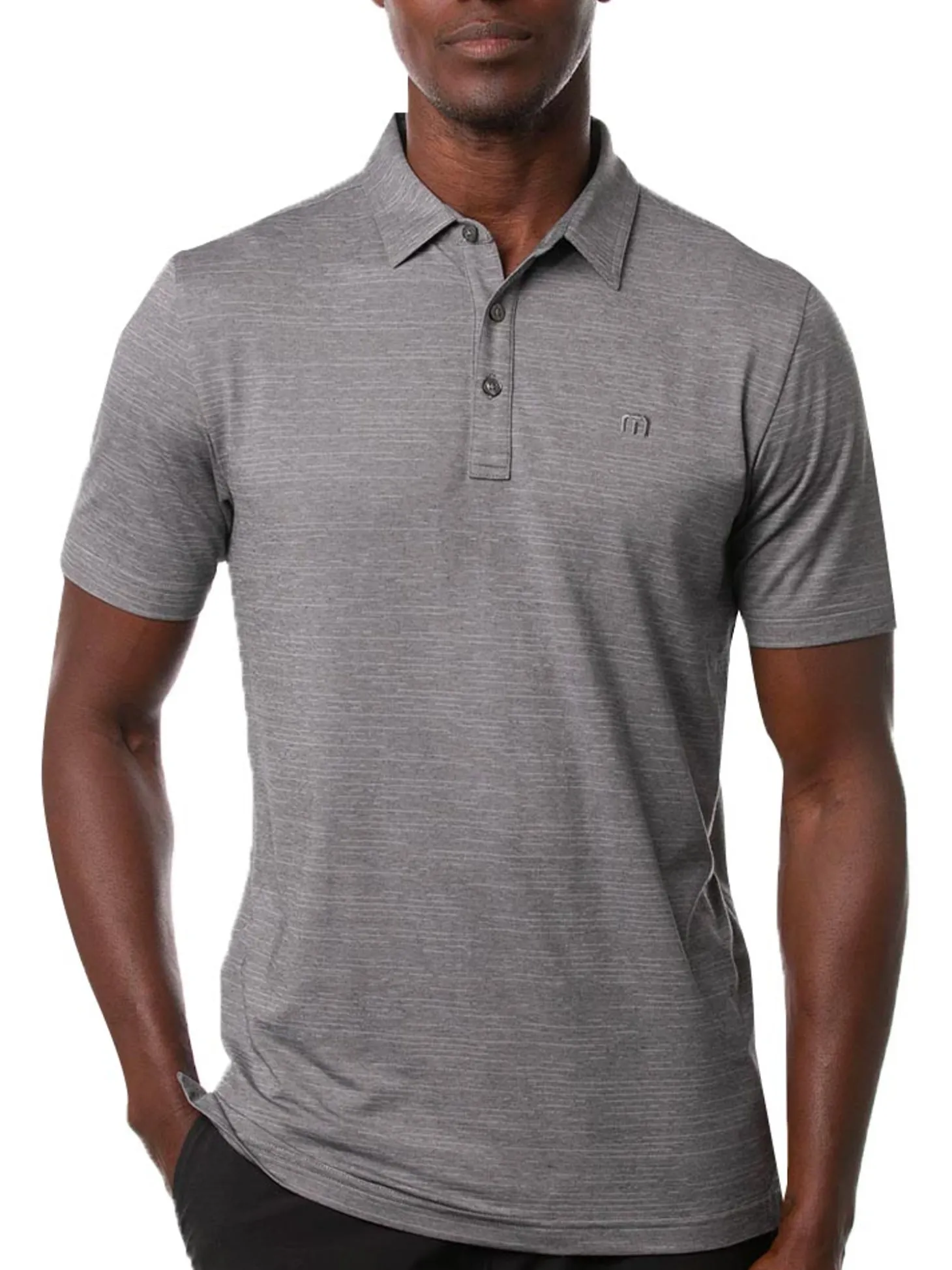 TravisMathew The Heater Polo - Sleet/Quiet Shade