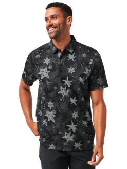 TravisMathew Trek Tide Polo - Black