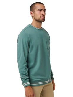 TravisMathew VIP Ticket Crew Neck - Silver Pine