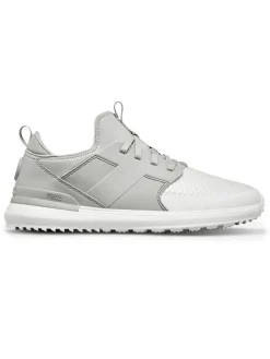 TRUE Linkswear Lux G Golf Shoes - White/Grey
