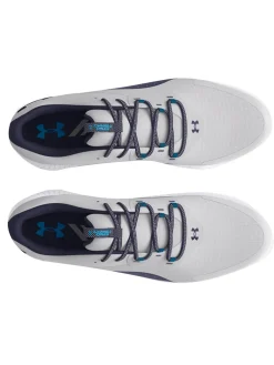 Under Armour Charged Draw 2 Spikeless Golf Shoes - Halo Grey/Capri