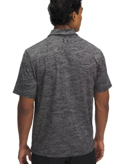 Under Armour Drive Jacquard Polo - Black/Steel