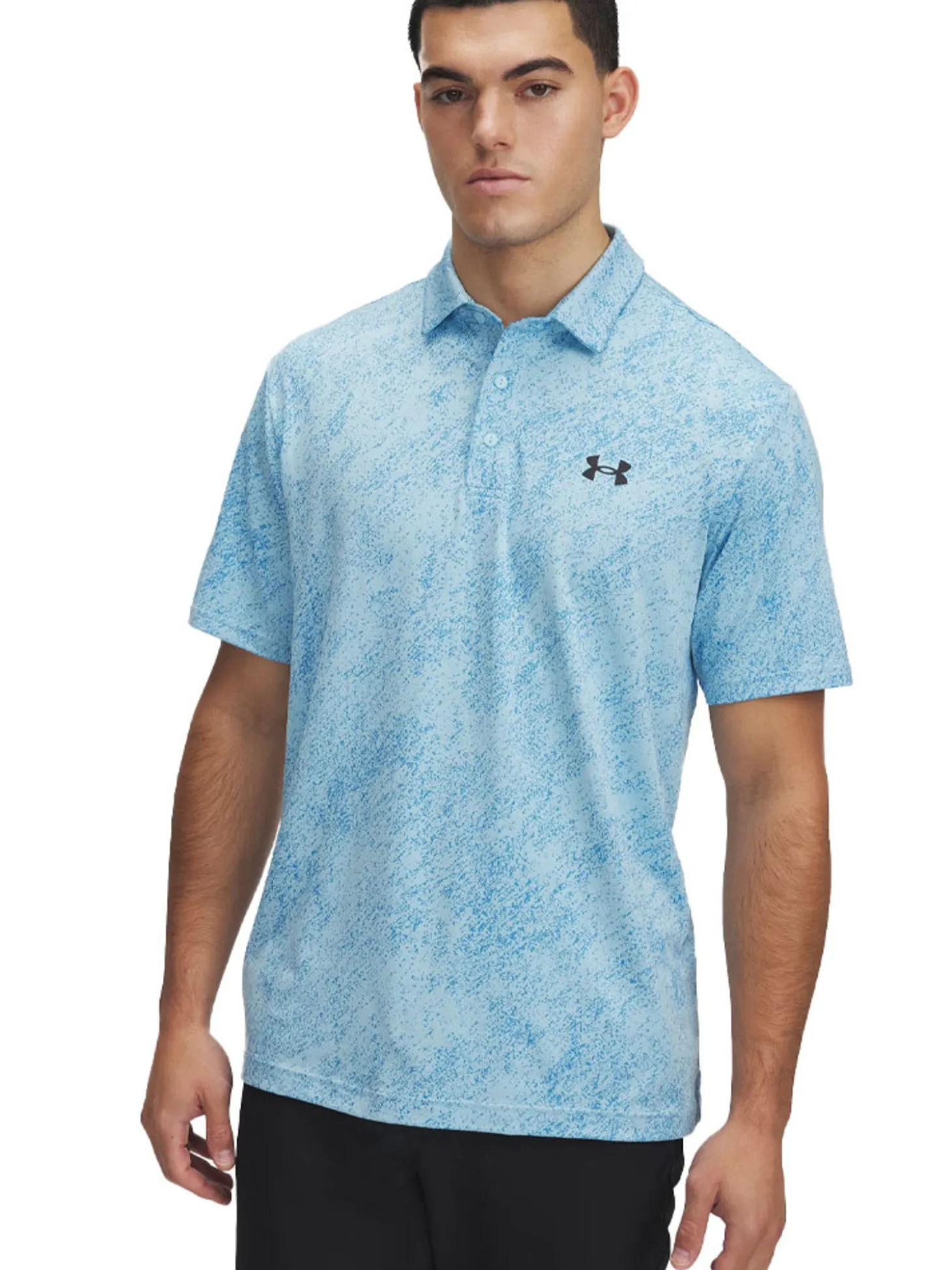 Under Armour Drive Jacquard Polo - Stream/Ether Blue