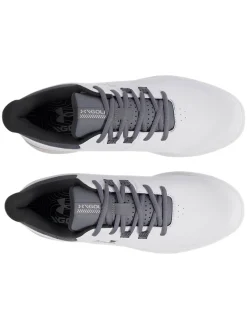 Under Armour Drive Medal SL Golf Shoes - White/Titan Grey/Metallic Silver