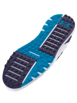 Under Armour HOVR Drive Fade SL (Extra Wide) Golf Shoes - White/Capri