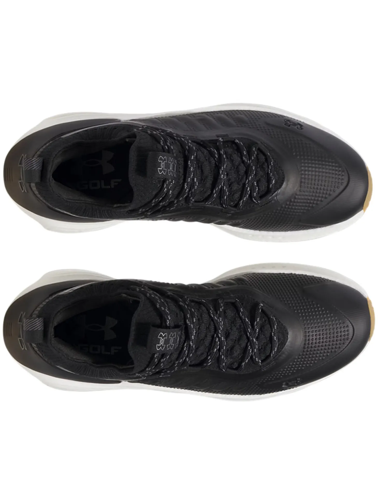 Under Armour HOVR Phantom Fore Golf Shoes - Black/Metallic Gun Metal