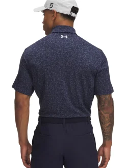Under Armour Playoff 3.0 Printed Polo - Midnight Navy/Halo Grey