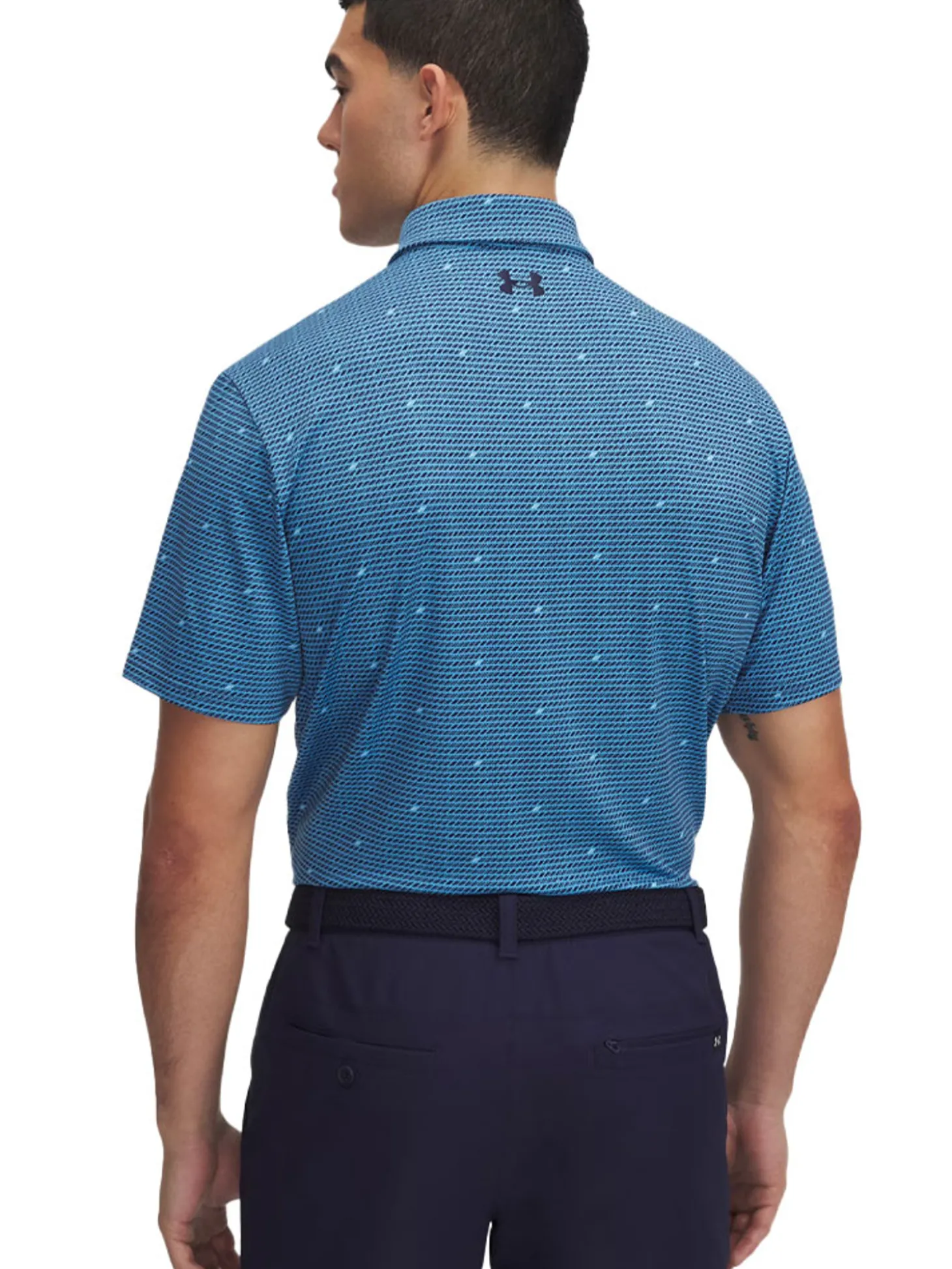 Under Armour Playoff 3.0 Printed Polo - Ether Blue/Stream
