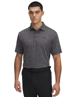 Under Armour Playoff 3.0 Printed Polo - Castlerock/Black