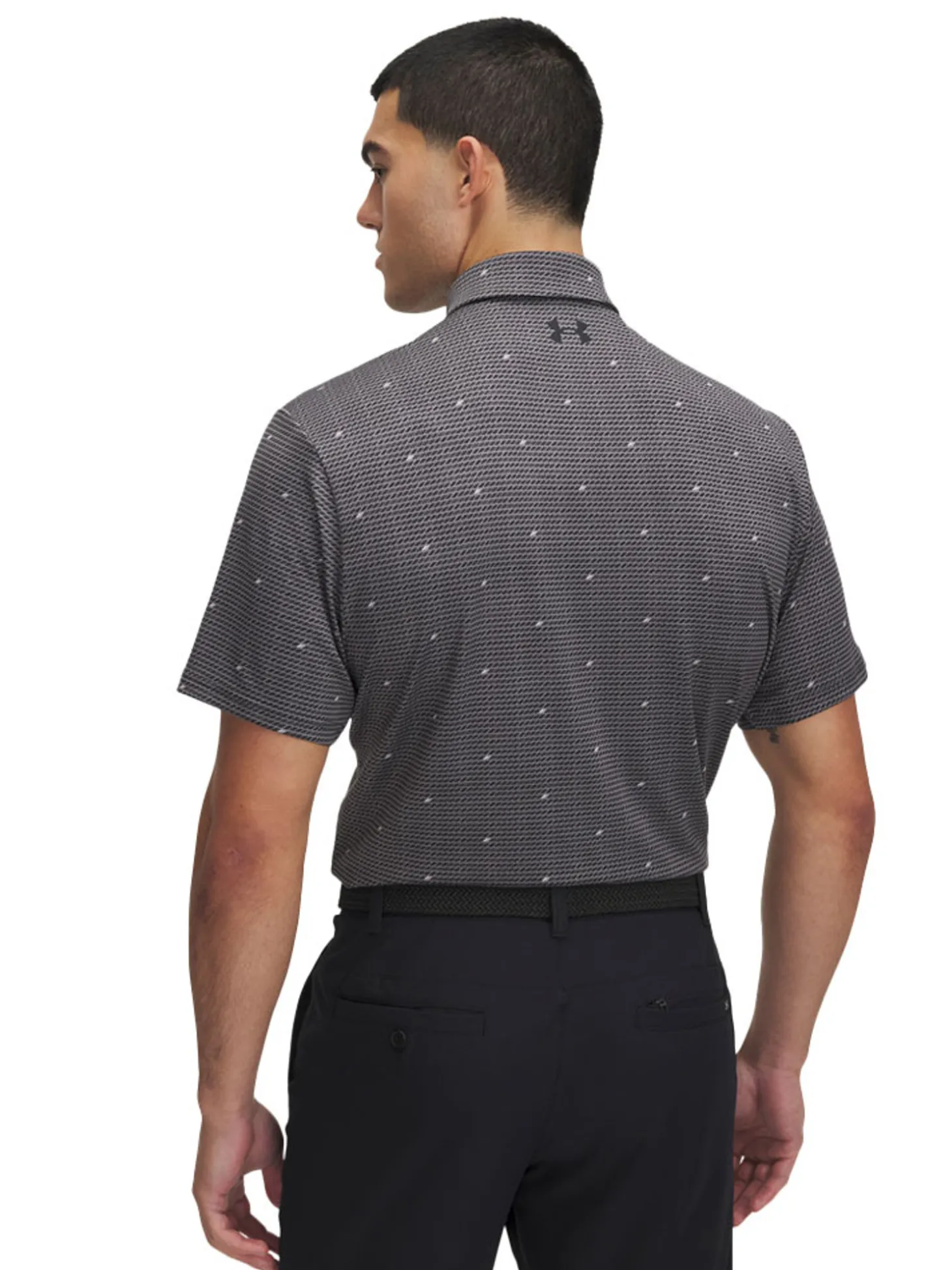 Under Armour Playoff 3.0 Printed Polo - Castlerock/Black