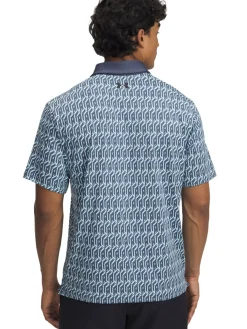 Under Armour Playoff 3.0 Printed Polo - Stream/Downpour Grey/Black