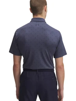 Under Armour Playoff 3.0 Printed Polo - Downpour Grey/Midnight Navy