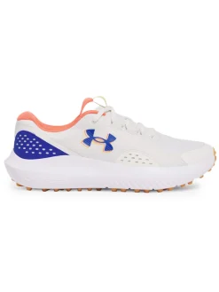 Under Armour Surge Golf Shoes - White Clay/Royal