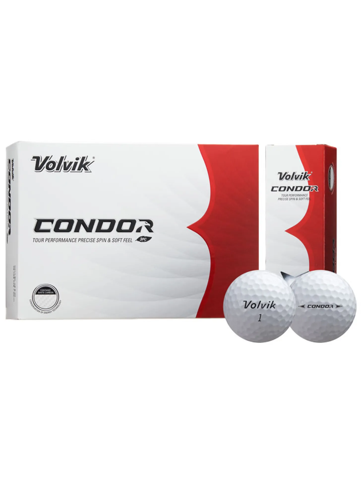 Volvik Condor Golf Balls - 1 Dozen White