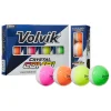 Volvik Crystal Combi Golf Balls - 1 Dozen Multi