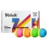 Volvik Vivid Combi Golf Balls - 1 Dozen Multi