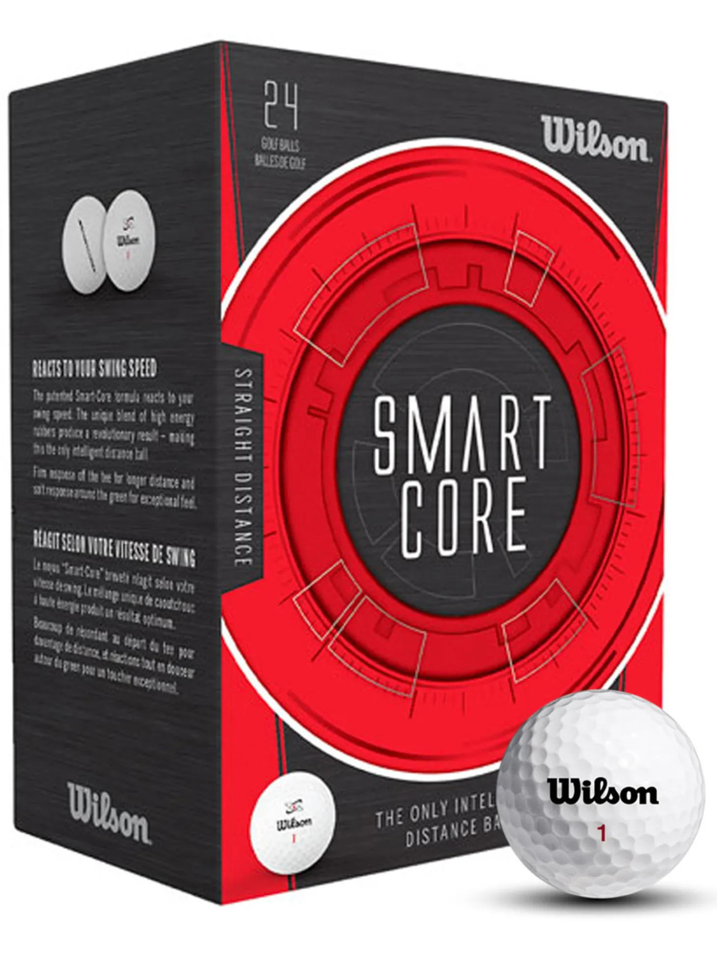 Wilson Smartcore Golf Balls - 24 Ball Pack
