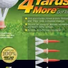 4YARDSMORE Golf Tees 4 Pack - 1.75 Inch