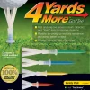 4YARDSMORE Golf Tees 4 Pack - Mixed Pack